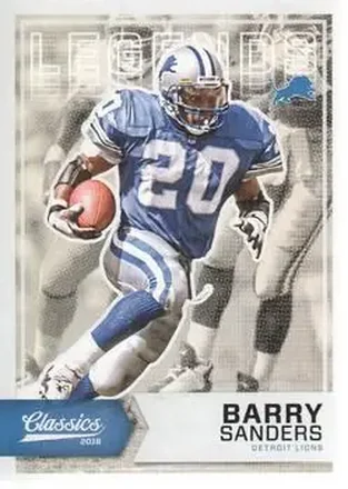 2016 Panini Classics #138b - Barry Sanders - Detroit Lions