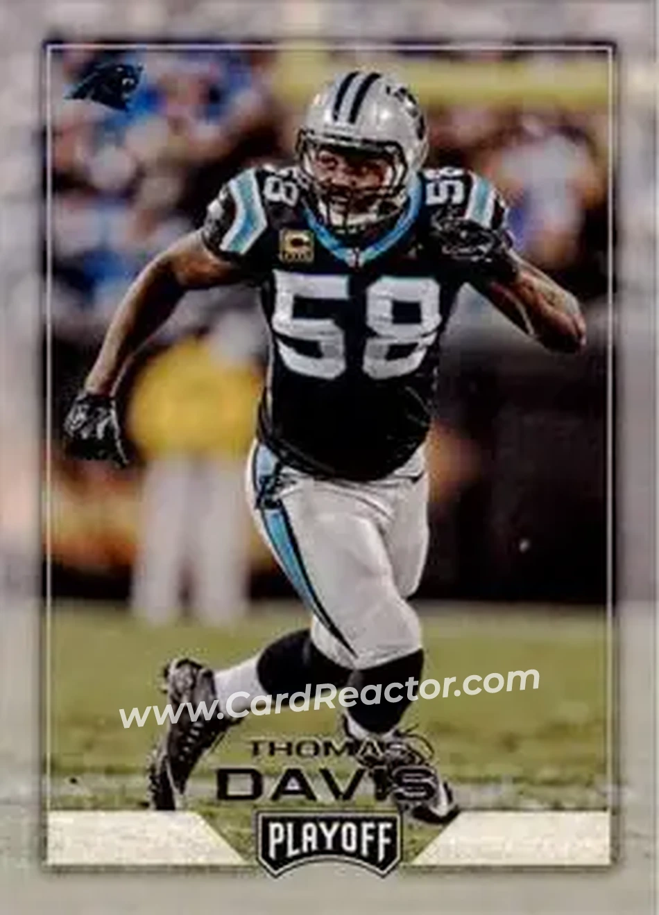 2016 Panini Playoff #31 - Thomas Davis - Carolina Panthers - Front