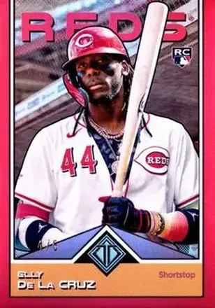 2024 Topps Transcendent Collection - Image Variation Red Refractor #30 - Elly De La Cruz - Cincinnati Reds