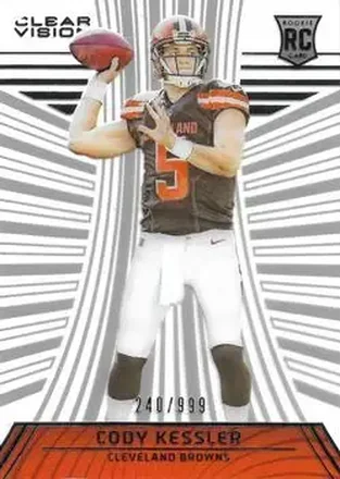 2016 Panini Clear Vision #115 - Cody Kessler - Cleveland Browns