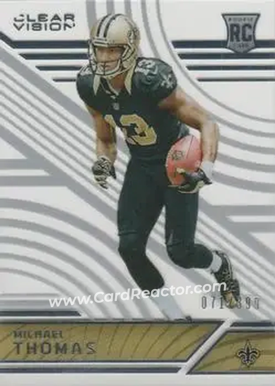 2016 Panini Clear Vision #163 - Michael Thomas - New Orleans Saints - Front 2016 Panini Clear Vision #163 - Michael Thomas - New Orleans Saints - Front