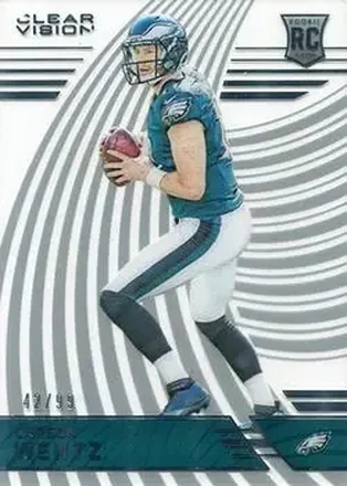 2016 Panini Clear Vision #168 - Carson Wentz - Philadelphia Eagles