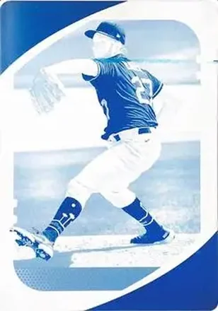 2021 Panini Absolute - Printing Plates Cyan #32 - Trevor Bauer - Los Angeles Dodgers