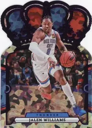 2023-24 Panini Crown Royale - Crystal Purple #43 - Jalen Williams - Oklahoma City Thunder