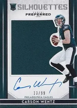 2016 Panini Preferred #62 - Carson Wentz - Philadelphia Eagles