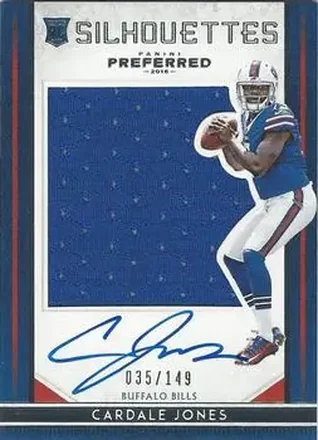 2016 Panini Preferred #72 - Cardale Jones - Buffalo Bills