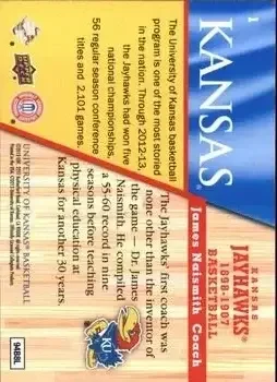 Back of James Naismith