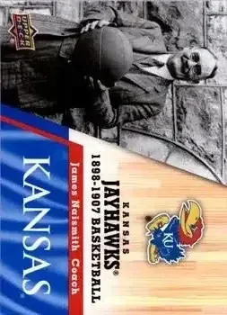 2013 Upper Deck University of Kansas #1 James Naismith