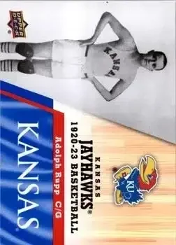 2013 Upper Deck University of Kansas #6 Adolph Rupp