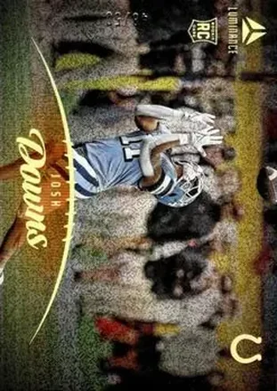 2023 Panini Luminance - Orange #187 - Josh Downs - Indianapolis Colts