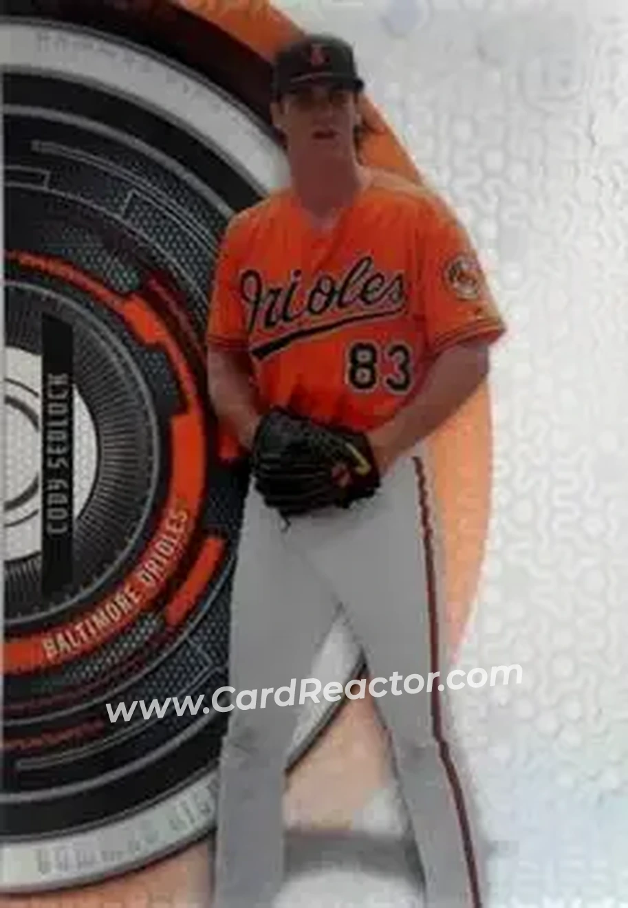 2017 Bowman High Tek - Pattern 7 - Squiggles and Dots #BHT-CS - Cody Sedlock - Baltimore Orioles - Front