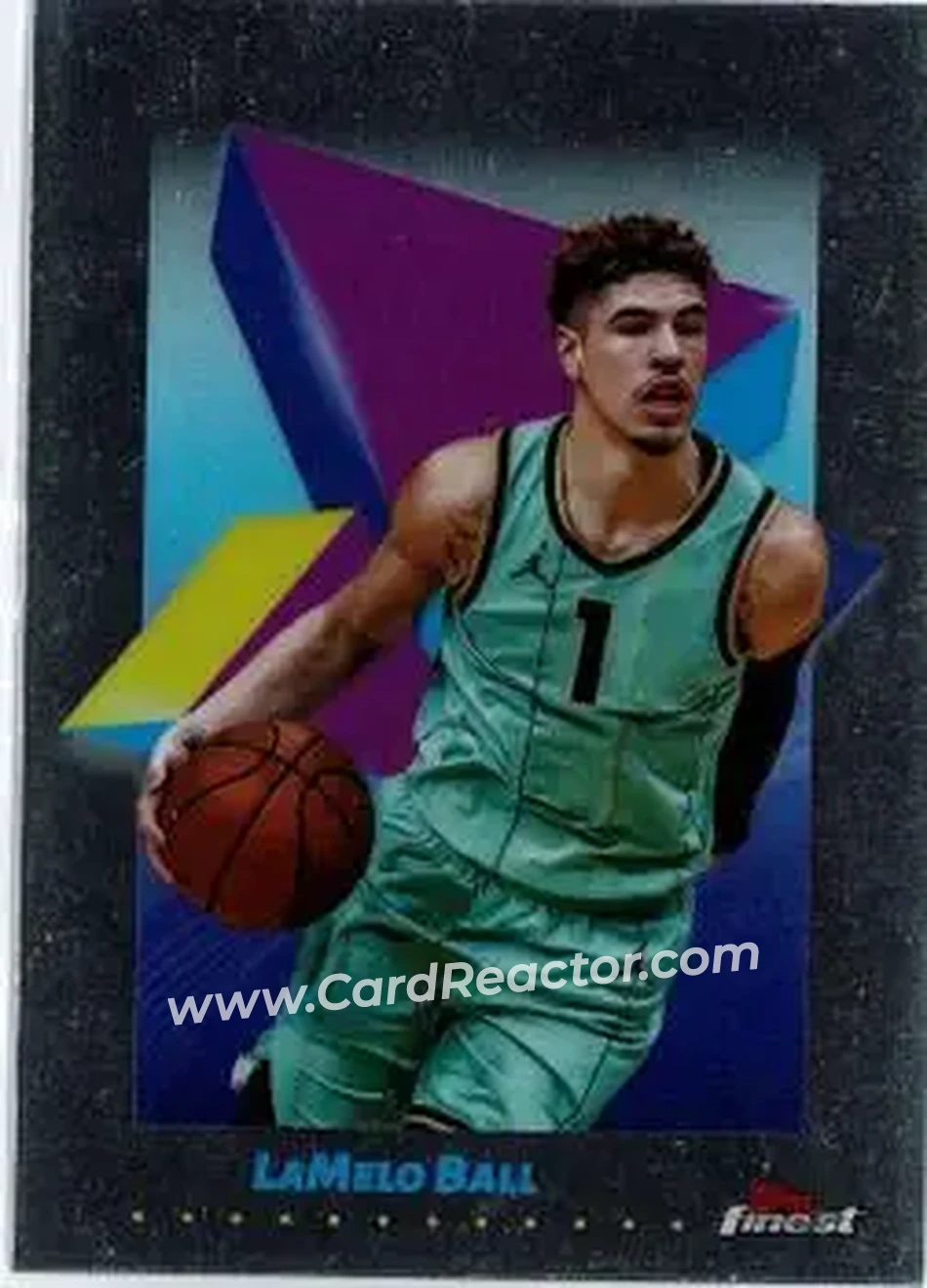 2024-25 Finest #13 - LaMelo Ball - Charlotte Hornets - Front 2024-25 Finest #13 - LaMelo Ball - Charlotte Hornets - Front