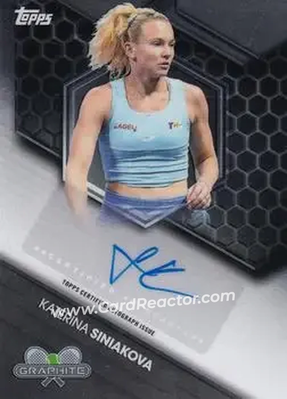 2026 Topps Graphite - Graphite Signatures #GRS-KSA - Katerina Siniakova - Front