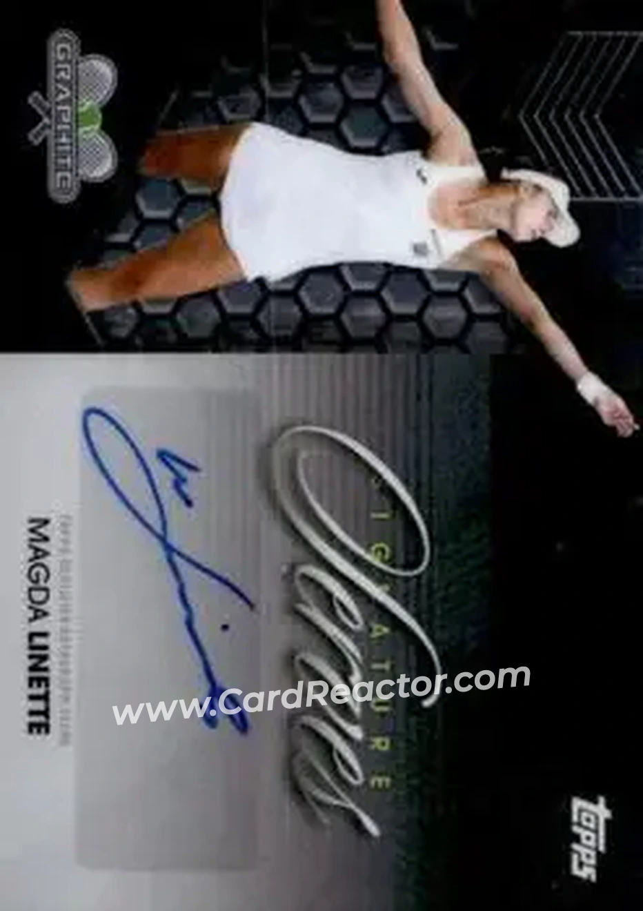 2026 Topps Graphite - Signature Serves #SIS-ML - Magda Linette - Front