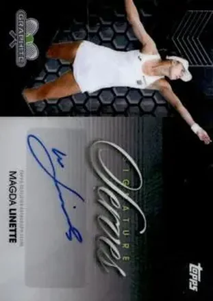 2026 Topps Graphite - Signature Serves #SIS-ML - Magda Linette