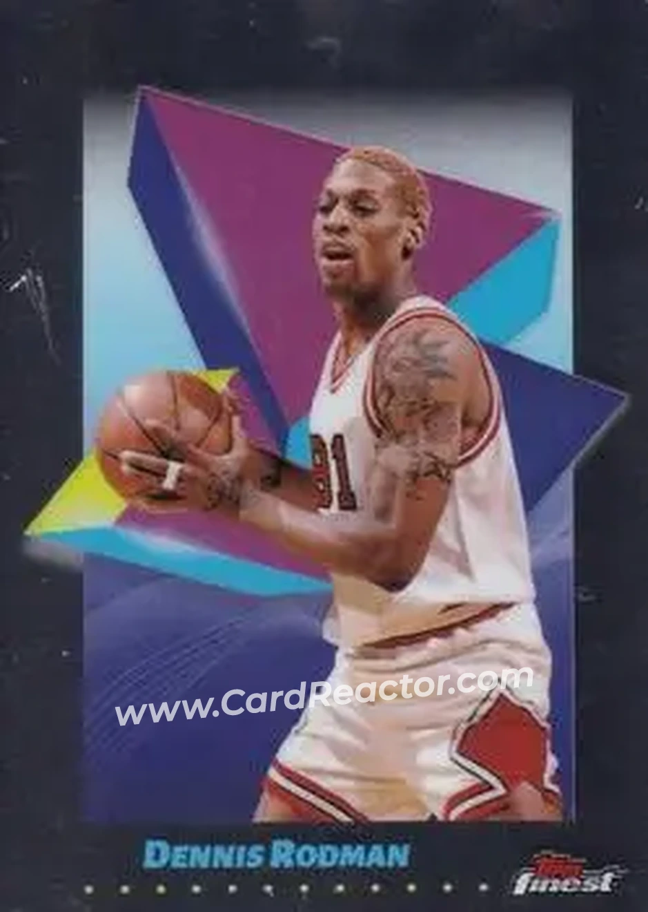 2024-25 Finest #15 - Dennis Rodman - Chicago Bulls - Front