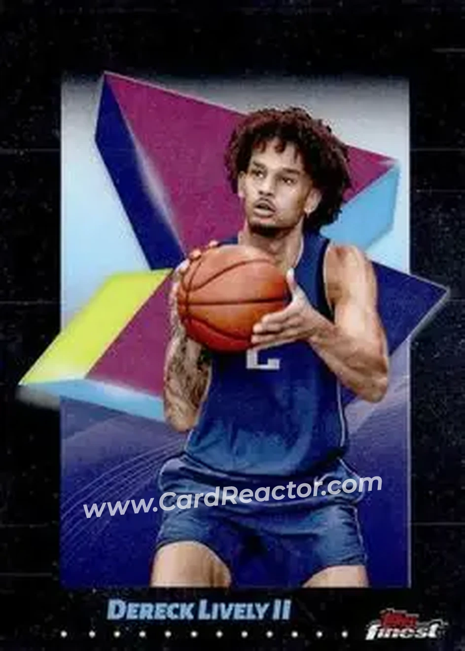 2024-25 Finest #20 - Dereck Lively II - Dallas Mavericks - Front