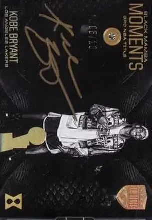 2017-18 Panini Kobe Eminence - Black Mamba Moments Diamond Autographs #10 - Kobe Bryant - Los Angeles Lakers