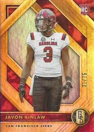2020 Panini Gold Standard - Platinum #147 - Javon Kinlaw - San Francisco 49ers