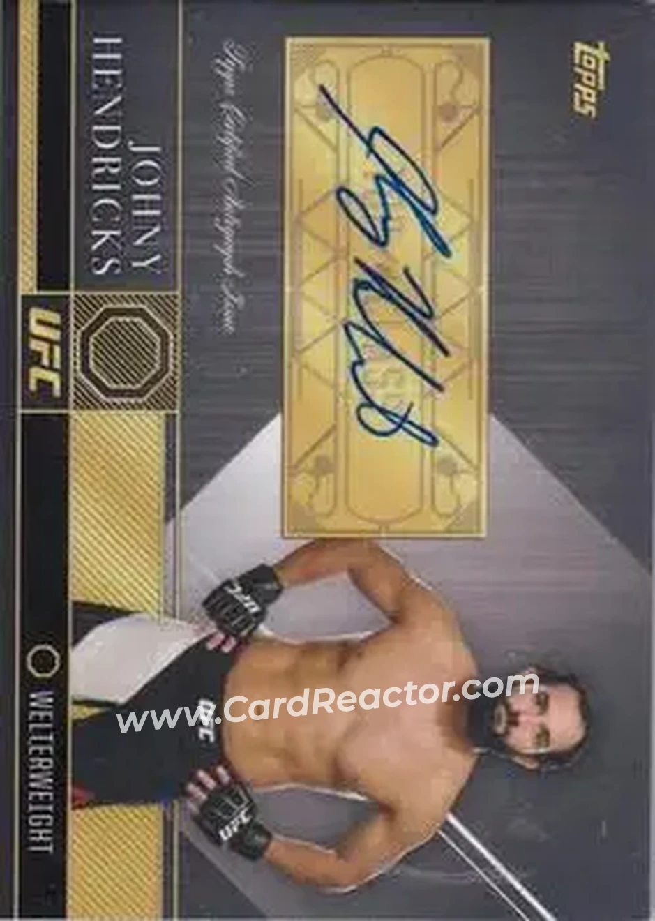 2016 Topps UFC Top of the Class #TCA-JH - Johny Hendricks - Front