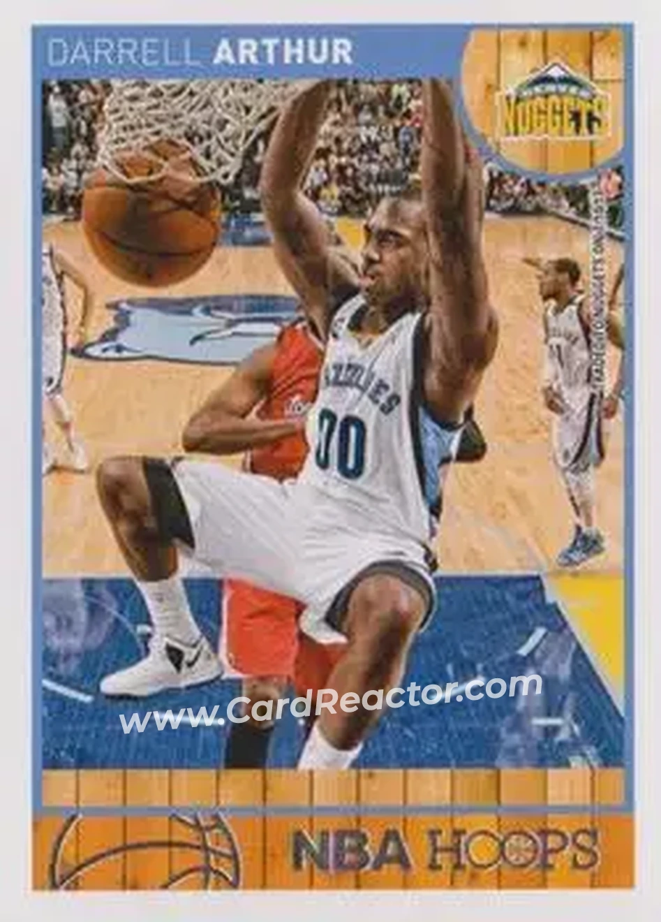 2013-14 Hoops #12 - Darrell Arthur - Denver Nuggets - Front
