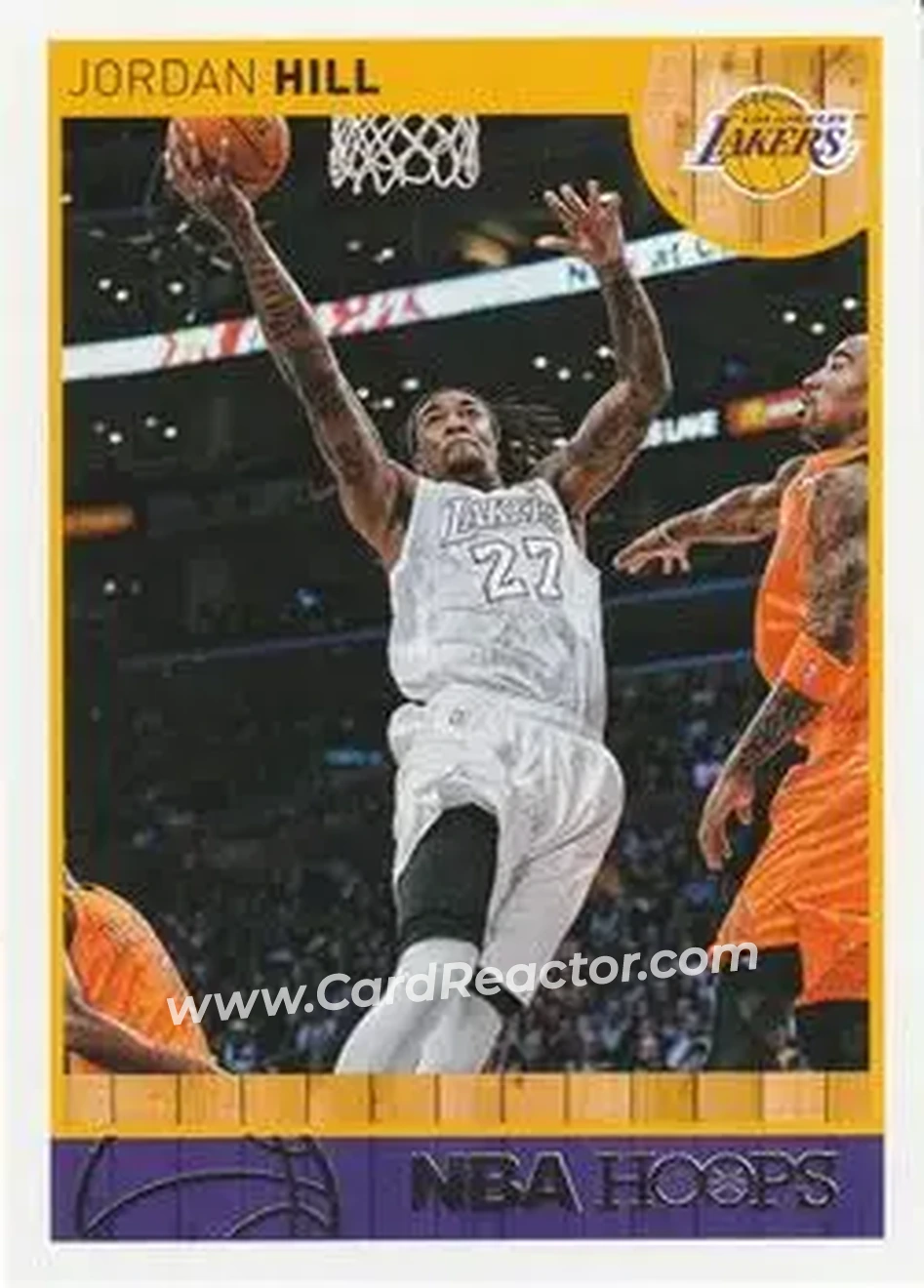 2013-14 Hoops #14 - Jordan Hill - Los Angeles Lakers - Front