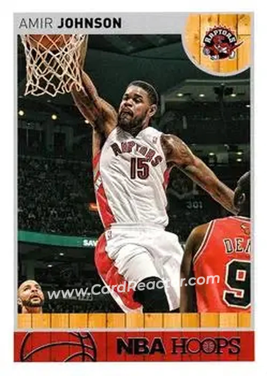 2013-14 Hoops #20 - Amir Johnson - Toronto Raptors - Front