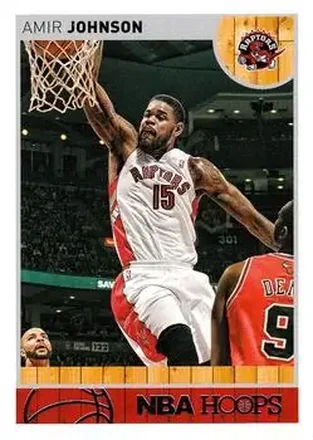 2013-14 Hoops #20 - Amir Johnson - Toronto Raptors