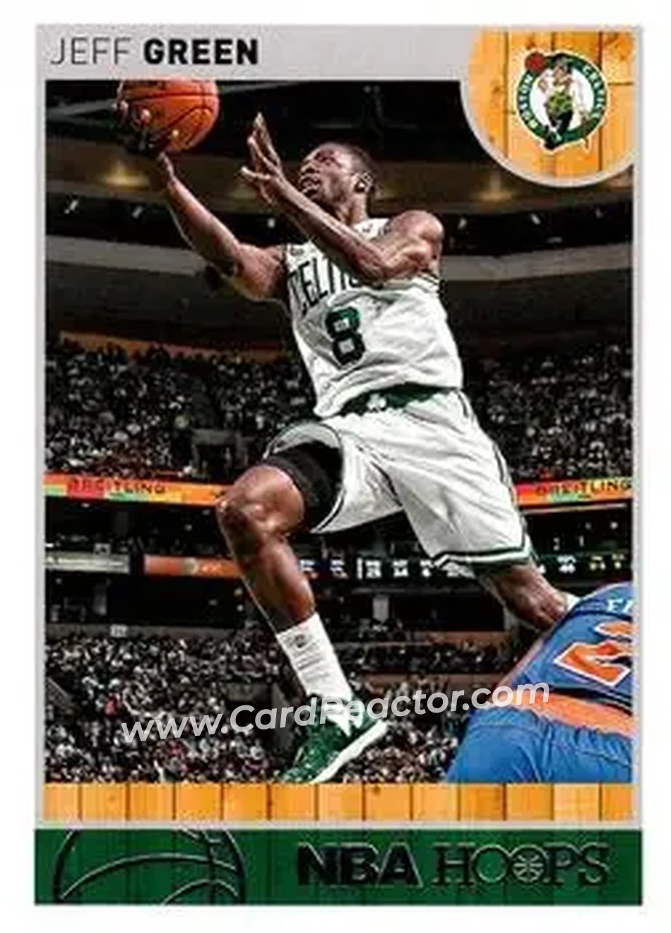 2013-14 Hoops #21 - Jeff Green - Boston Celtics - Front 2013-14 Hoops #21 - Jeff Green - Boston Celtics - Front