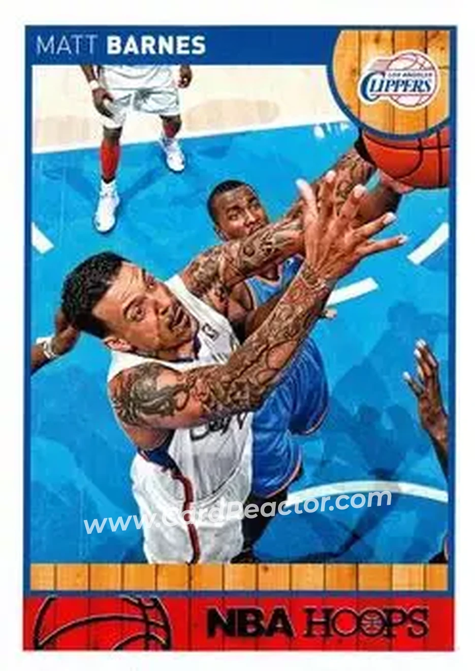 2013-14 Hoops #24 - Matt Barnes - Los Angeles Clippers - Front