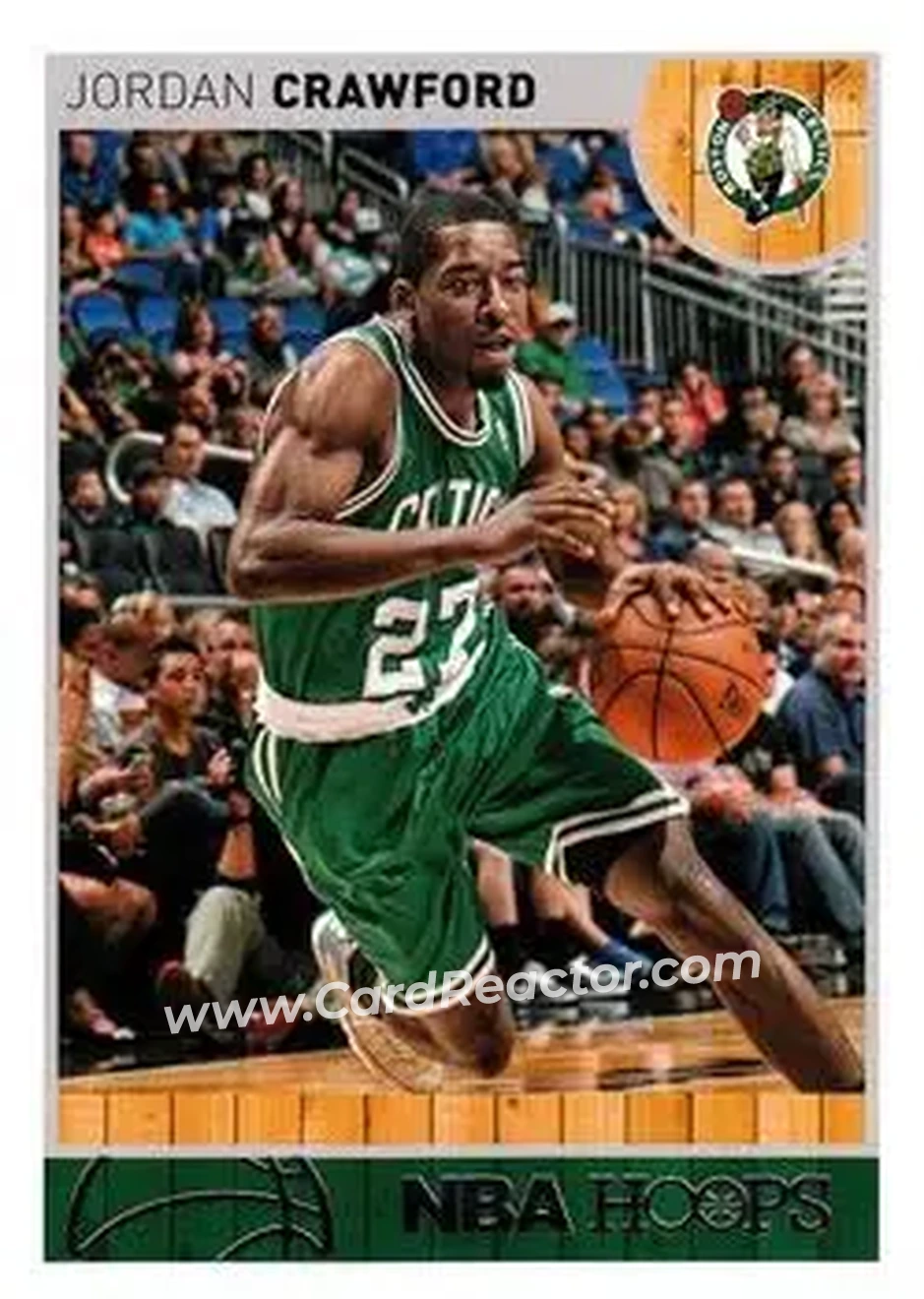 2013-14 Hoops #25 - Jordan Crawford - Boston Celtics - Front