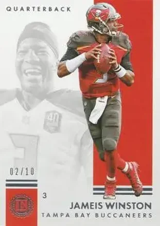 2016 Panini Encased - Silver #26 - Jameis Winston - Tampa Bay Buccaneers