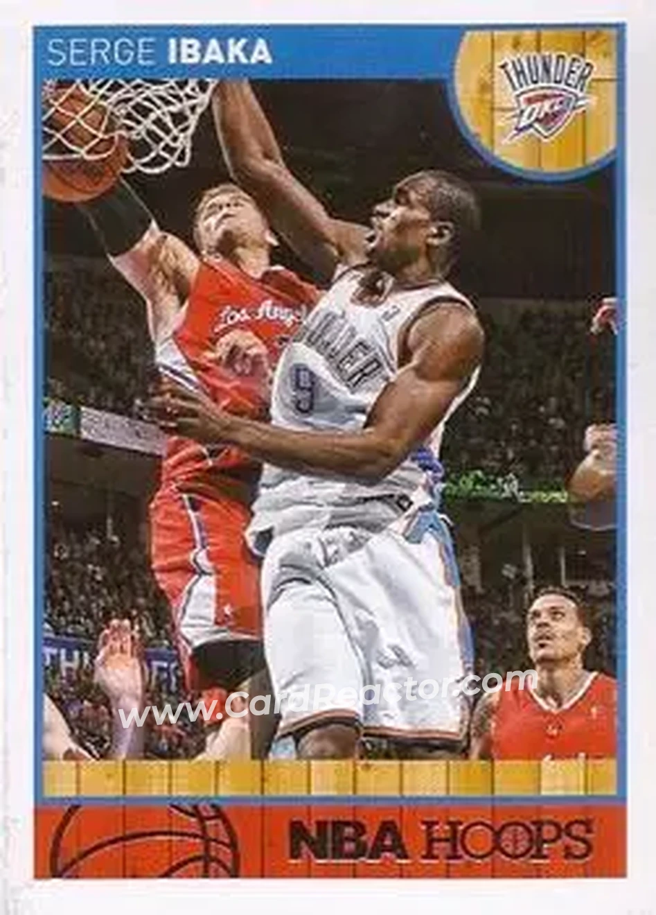2013-14 Hoops #33 - Serge Ibaka - Oklahoma City Thunder - Front