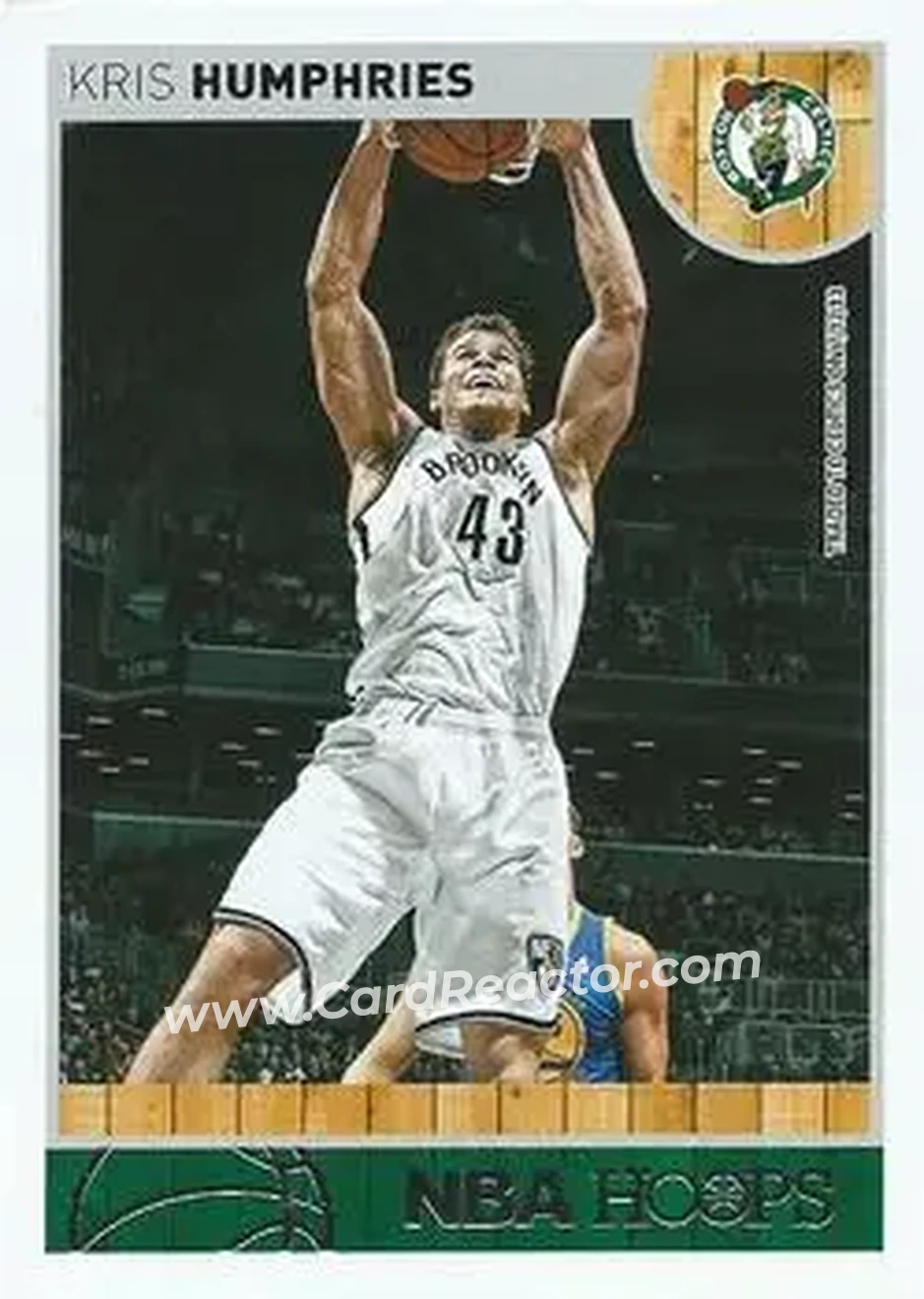 2013-14 Hoops #41 - Kris Humphries - Boston Celtics - Front 2013-14 Hoops #41 - Kris Humphries - Boston Celtics - Front