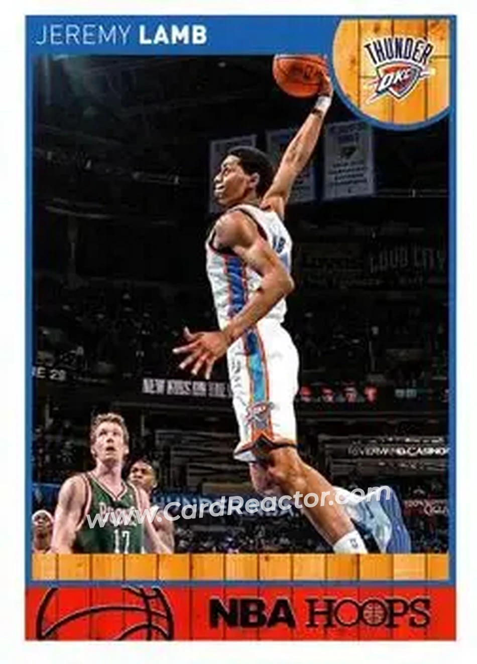 2013-14 Hoops #43 - Jeremy Lamb - Oklahoma City Thunder - Front