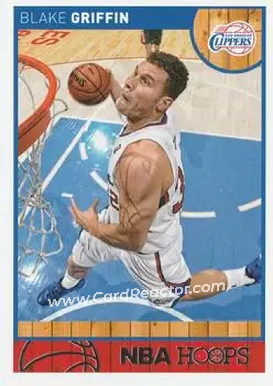2013-14 Hoops #44 - Blake Griffin - Los Angeles Clippers - Front 2013-14 Hoops #44 - Blake Griffin - Los Angeles Clippers - Front