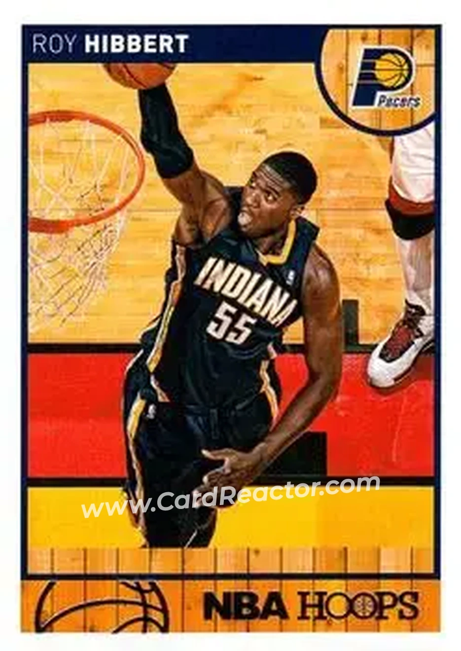 2013-14 Hoops #49 - Roy Hibbert - Indiana Pacers - Front