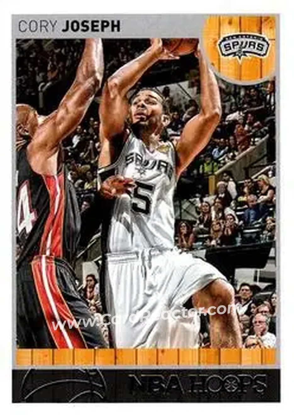 2013-14 Hoops #50 - Cory Joseph - San Antonio Spurs - Front 2013-14 Hoops #50 - Cory Joseph - San Antonio Spurs - Front