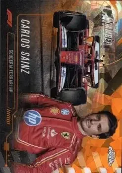2024 Topps Chrome Sapphire Edition Formula 1 feature card