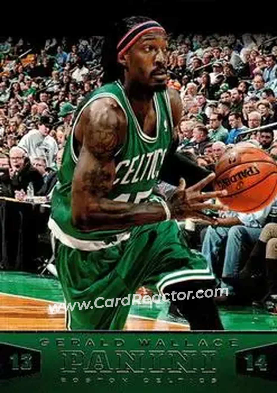 2013-14 Panini #1 - Gerald Wallace - Boston Celtics - Front