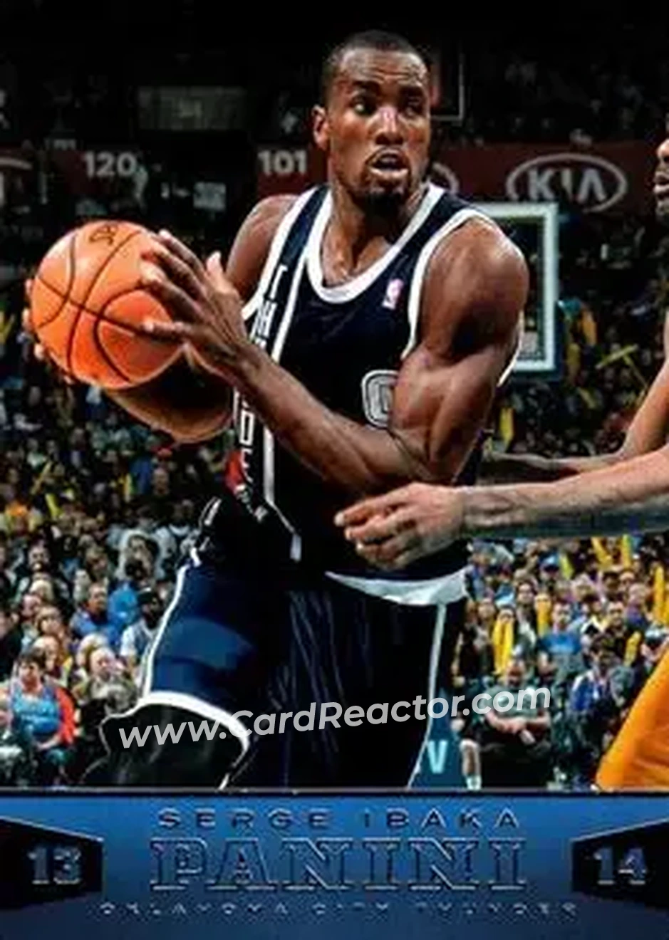 2013-14 Panini #12 - Serge Ibaka - Oklahoma City Thunder - Front