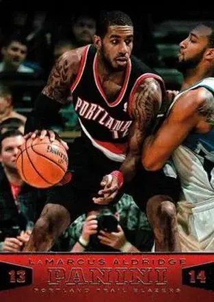 2013-14 Panini #14 - LaMarcus Aldridge - Portland Trail Blazers