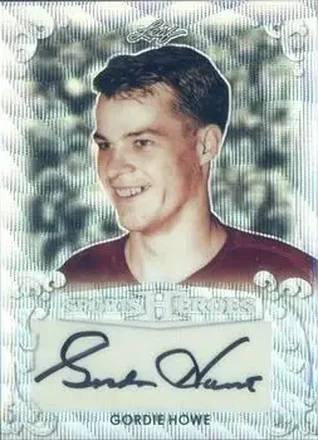 2017 Leaf Metal Sports Heroes - Wave #BA-GH1 - Gordie Howe