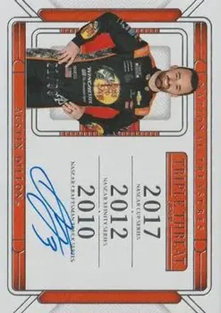 2025 Panini National Treasures - Triple Threat Signers #TTS-ADN - Austin Dillon - Richard Childress Racing