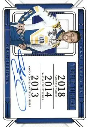 2025 Panini National Treasures - Triple Threat Signers #TTS-CET - Chase Elliott - Hendrick Motorsports