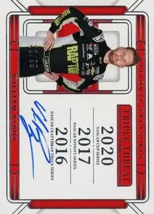 2025 Panini National Treasures - Triple Threat Signers #TTS-WBN - William Byron - Hendrick Motorsports