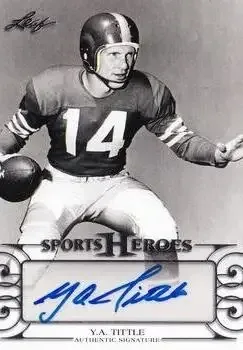 2016 Leaf Sports Heroes feature card