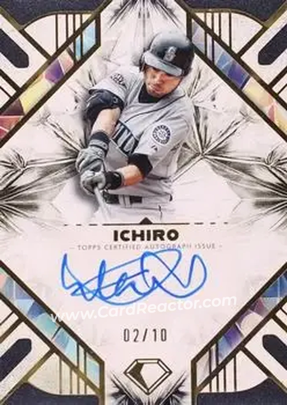 2025 Topps Diamond Icons - Base Autographs Black #AC-I - Ichiro - Seattle Mariners - Front