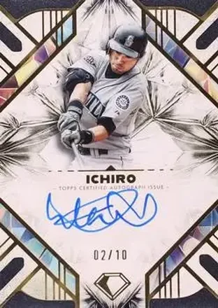 2025 Topps Diamond Icons - Base Autographs Black #AC-I - Ichiro - Seattle Mariners