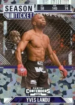 2025 Panini Contenders PFL feature card